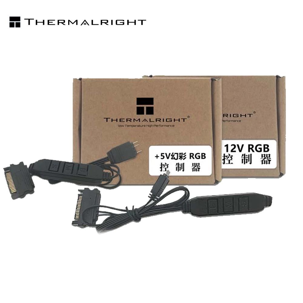 Thermalright-DIY PC ̽ RGB  Ʈѷ   SATA Ŀ, 5V 3 /12V 4   C12S/C12L/RS12/R12